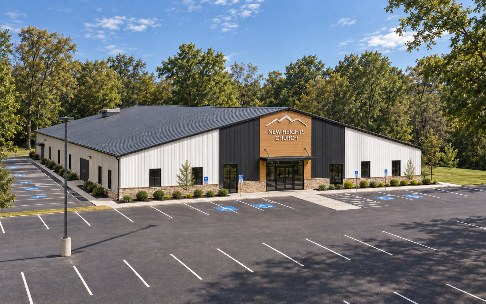 Proposed New Heights Church exterior