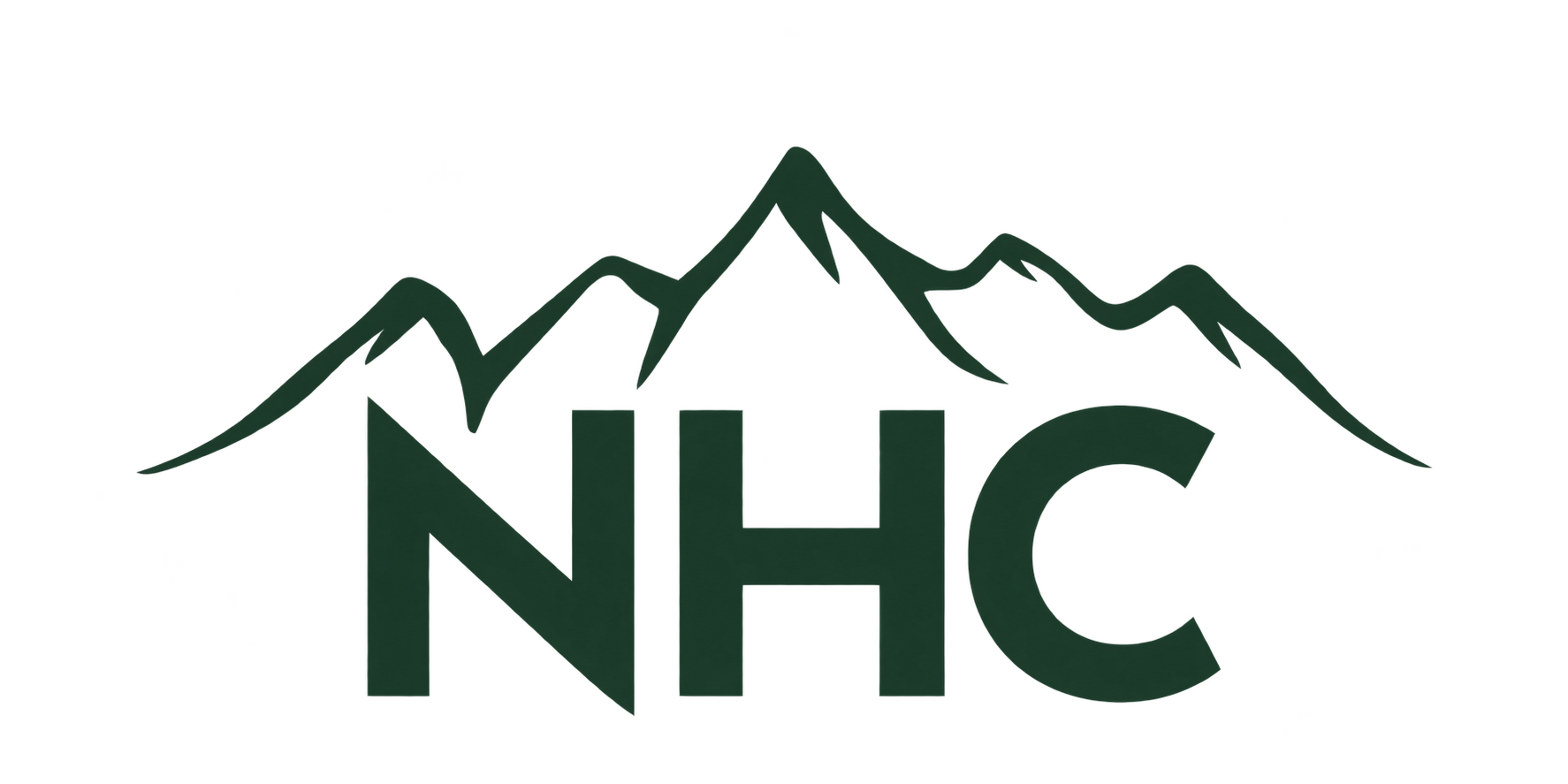 NHC with mountain peaks